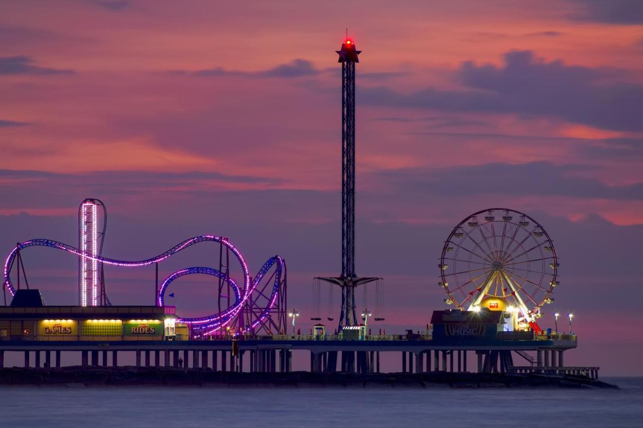 Sky Blue Beach Galveston Buitenkant foto