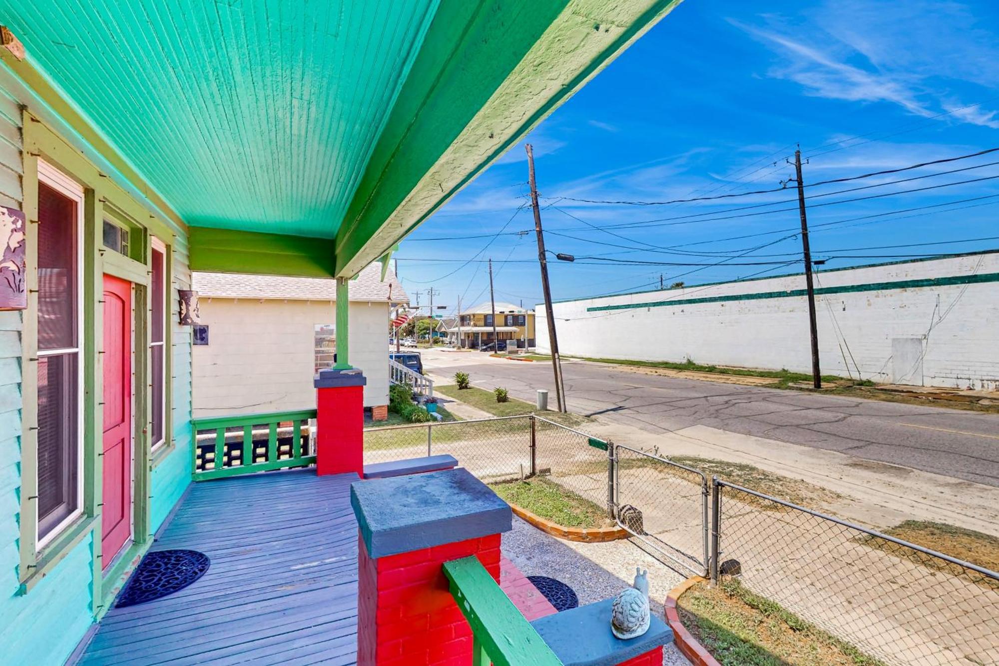 Sky Blue Beach Galveston Buitenkant foto